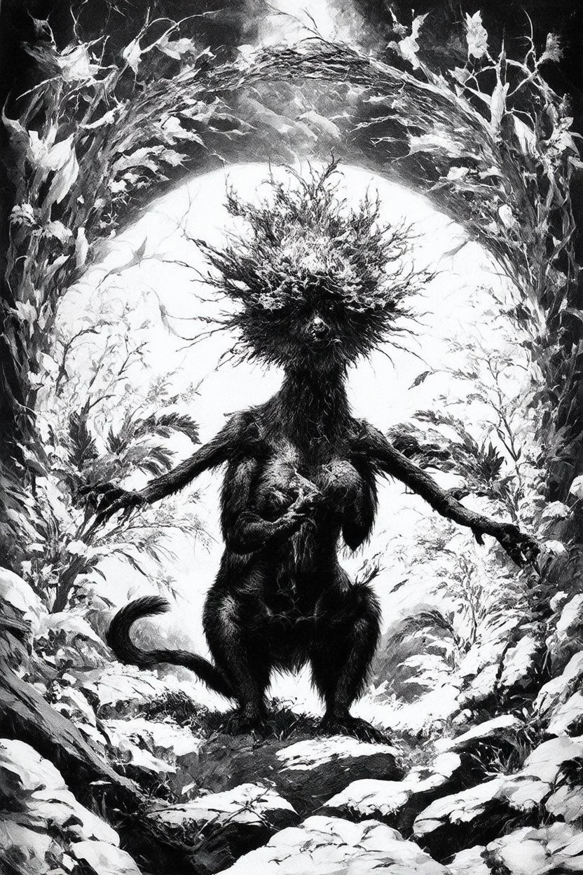 tom lee ethereum oracle of delphi in the jugle animals everytwhdre seeing the future in the style of surrealism black and white