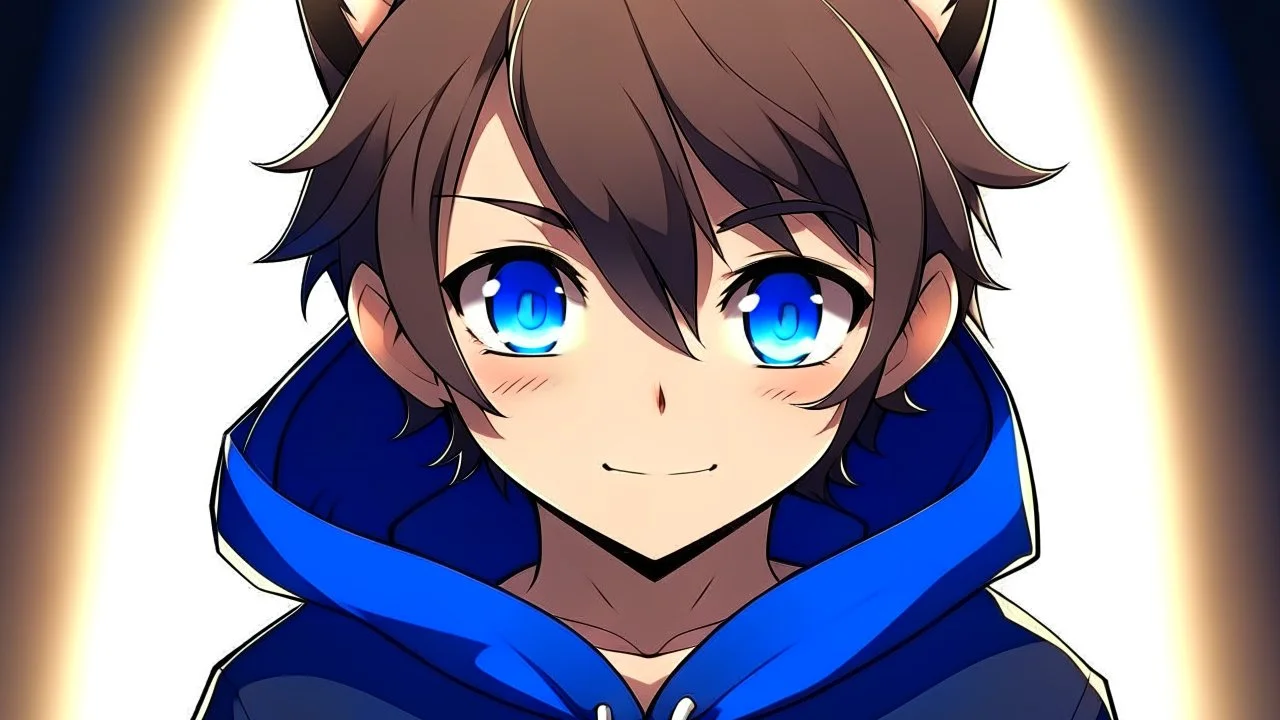 Premium Vector | Anime catboy