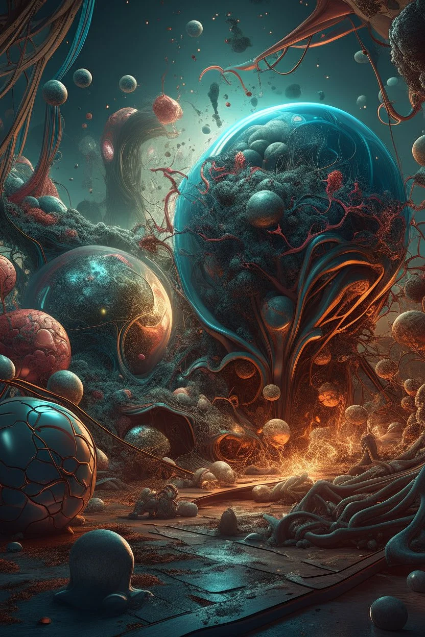 Bosch nightmares paint inf style Title: " planets in the galaxy “ ,insanely detailed octane render trending on artstation, 8k artistic photography, photorealistic concept art, soft natural volumetric cinematic perfect light, chiaroscuro, award-winning photograph, masterpiece, oil on canvas, Raphael, Caravaggio, Greg Rutkowski, people, beksinski, Giger