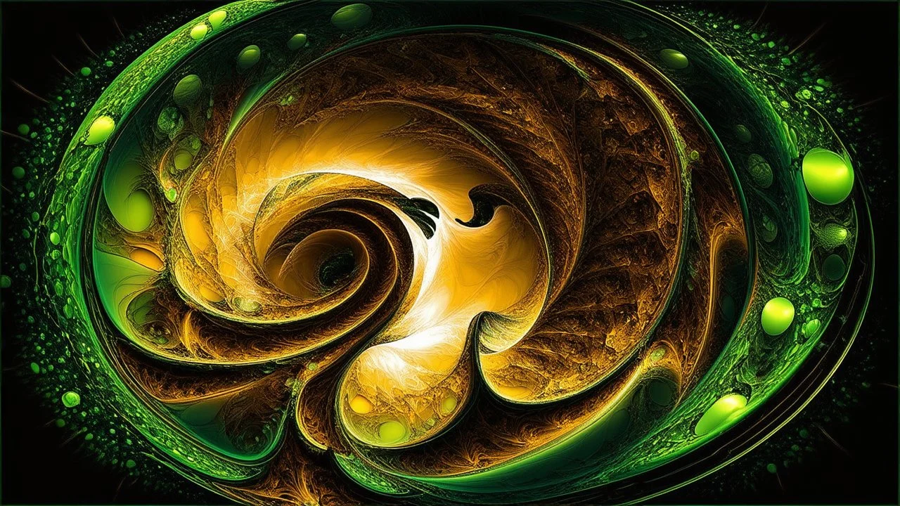 Fractal art. Spiral.