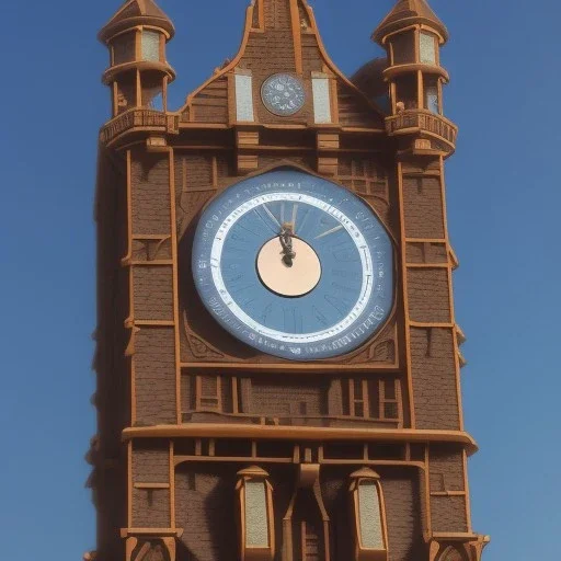  simple clock tower