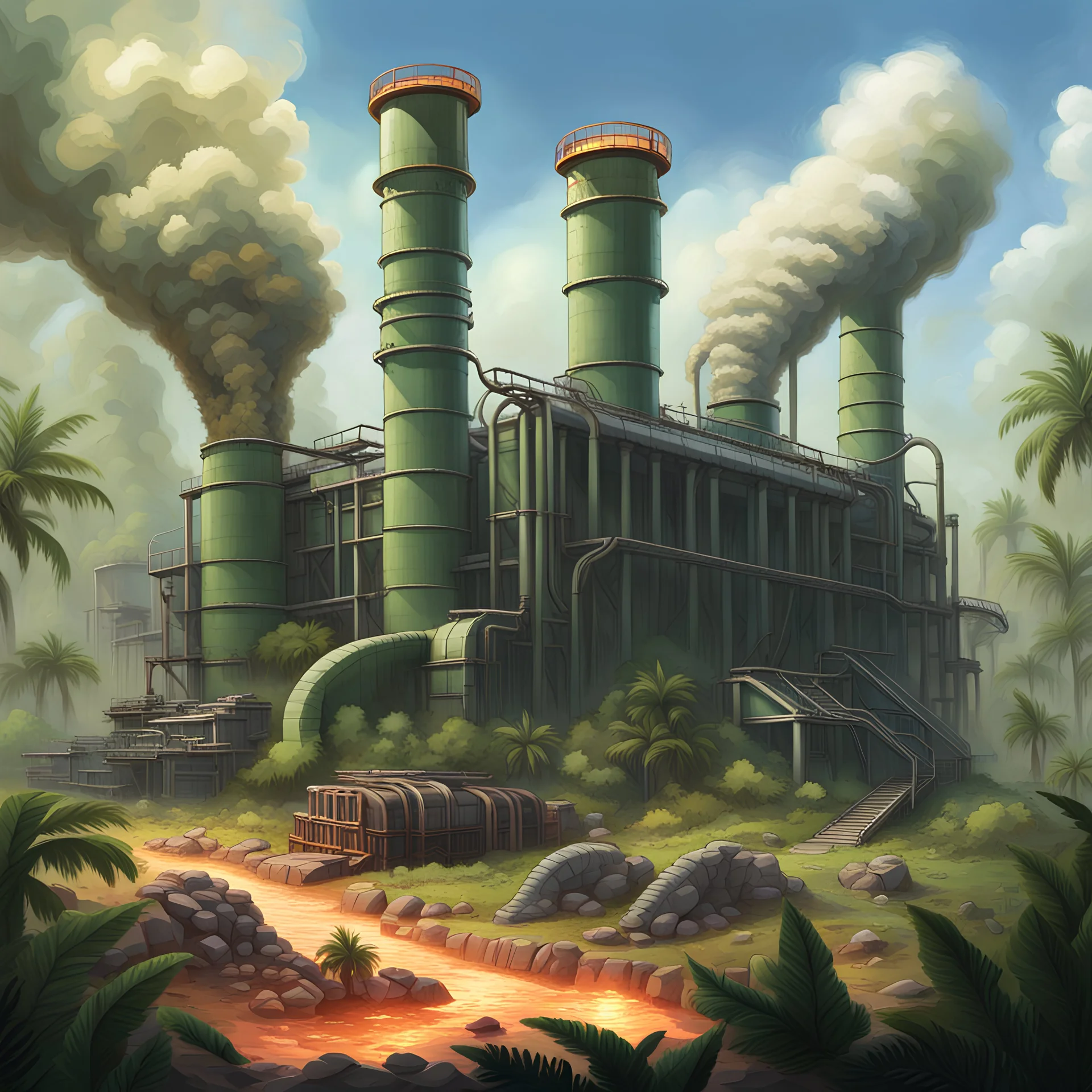 Mesozoic power plant.