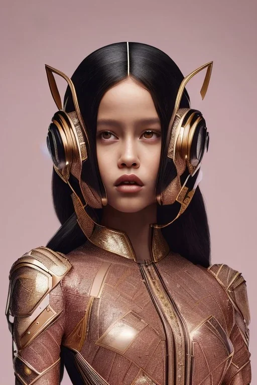 a poster of a Jenna Ortega, dressed as Catwoman, fine-art photography, soft portrait shot 16k, full length, ultrarealistic, UHD faces, Unsplash, kodak ultra max 800, intricate, cinematic pose, centered symmetrical composition, stunning photos, masterpiece, grainy, centered composition