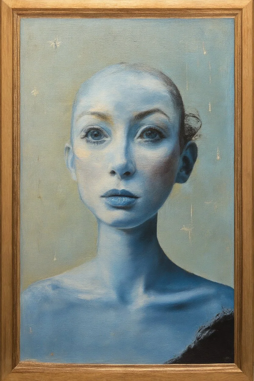 the stars above, in the style of Man Ray