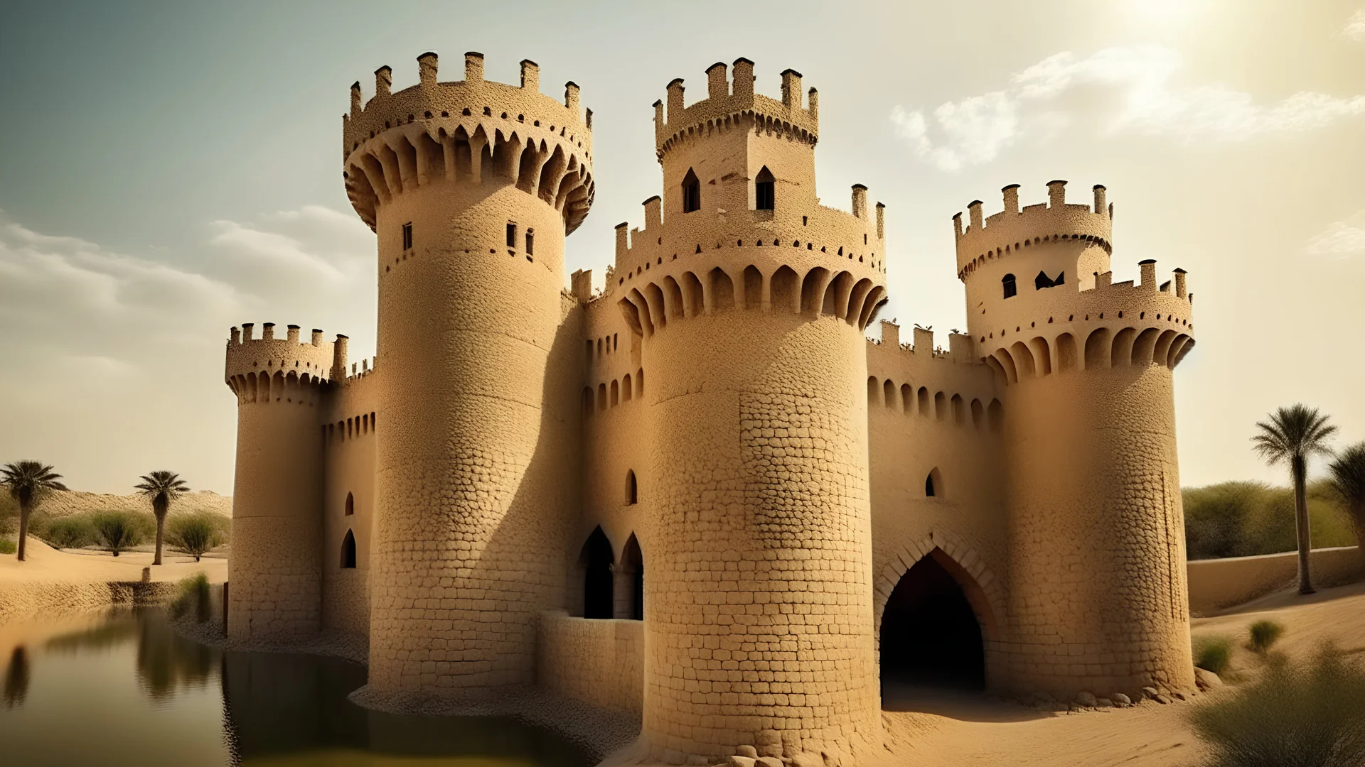 Beautiful Arab castle From ancient times