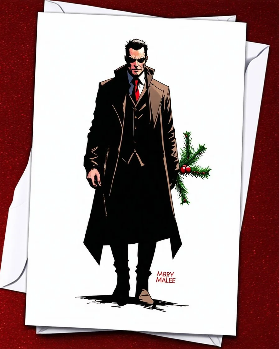 Alex Maleev christmas greeting card