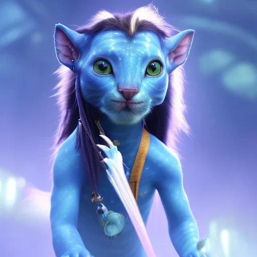 Pandora. It is not clear what you mean by a "makeup-wearing baby" in the context of the film Avatar. baby cat