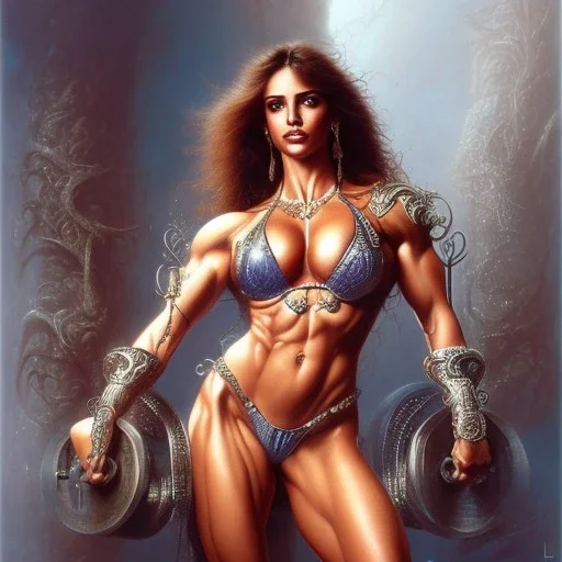 penelope cruz bodybuilder fbb by gerald brom luis royo