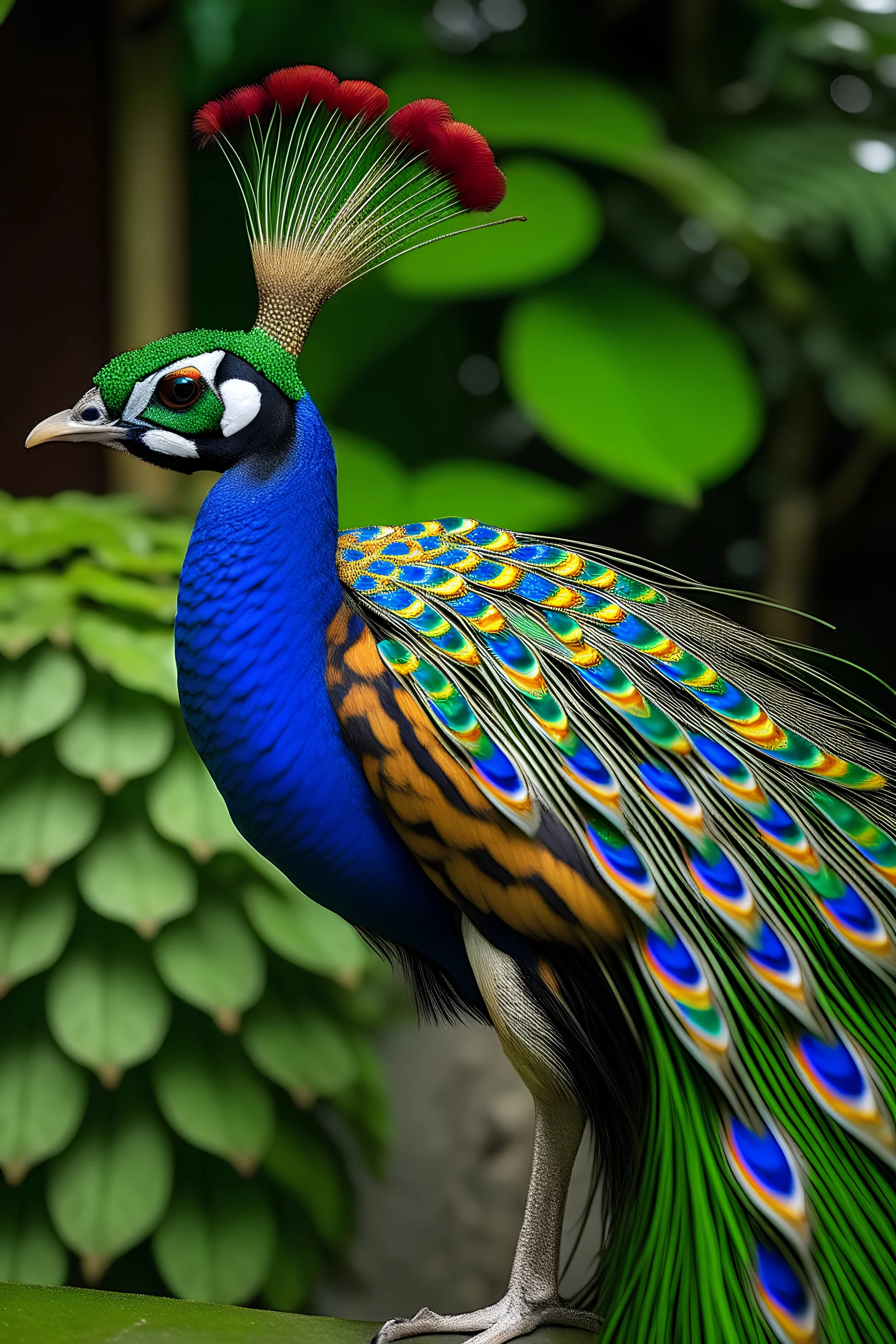 Colombian peacock