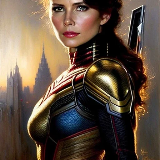 portrait beautiful face Hope Pym – Ant-Man and the Wasp,busty,ancient metal armor balanciaga fashion clothe painting by gaston bussiere, greg rutkowski, yoji shinkawa, yoshitaka amano, tsutomu nihei, donato giancola, tim hildebrandt, oil on canvas, cinematic composition, extreme detail,fit full head inside picture,16k