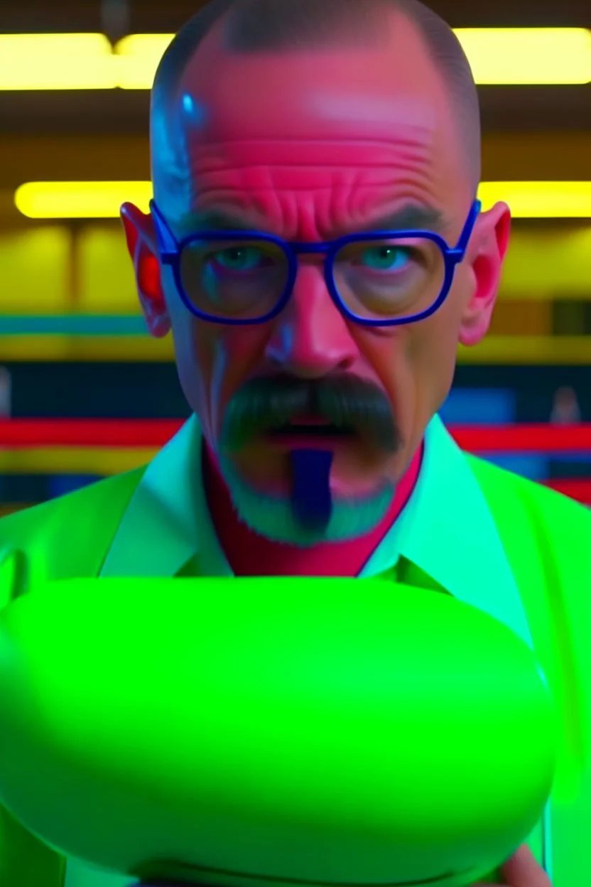 walter white at a ring dorbell