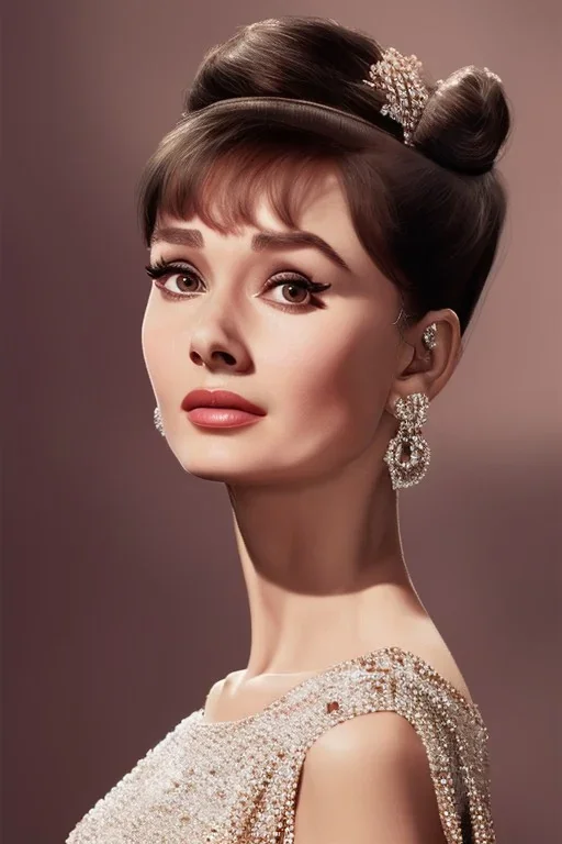 Audrey Hepburn pin the style of stefan kostic, realistic, full body, sharp focus, 8 k high definition, insanely detailed, intricate, elegant, art by stanley lau and artgerm