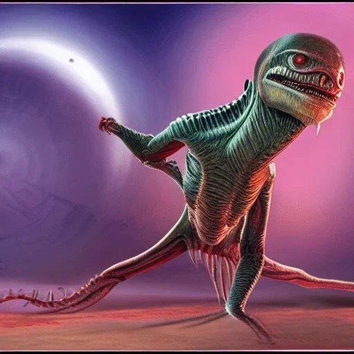 snaid creature in alien world