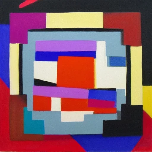 Suprematist painting