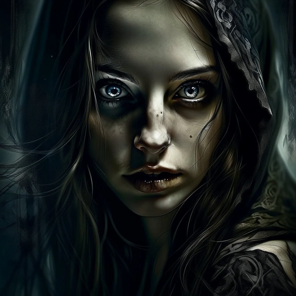 woman. Mysterious.
