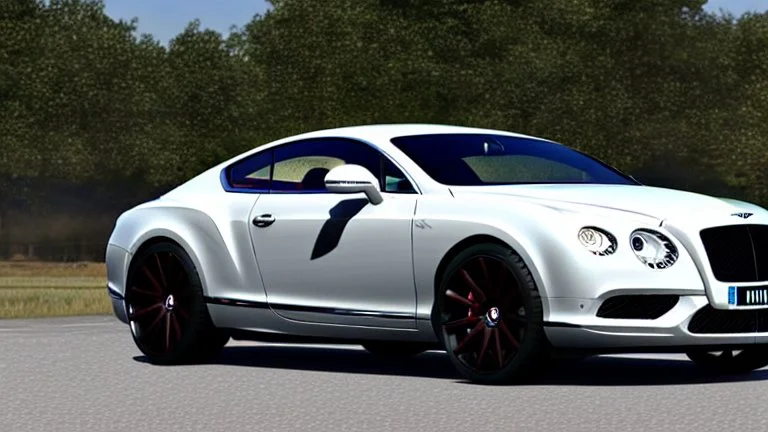 Luxury Bentley Continental GT Fast And Furious Tuning , Photorealistic, 4K, Ultra Detailed, Front Quarter View
