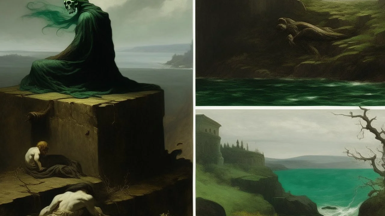 Work inspired by Arnold Böcklin