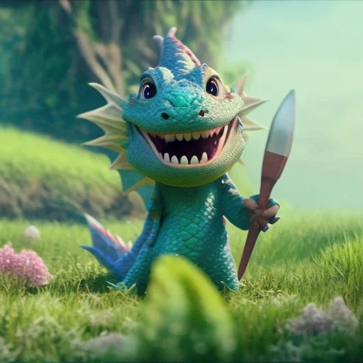 disney pixar cute baby dragon 4 k hdr film still dvd screengrab