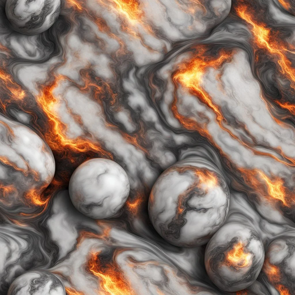 Hyper Realistic Seamless Burning Marble Textures