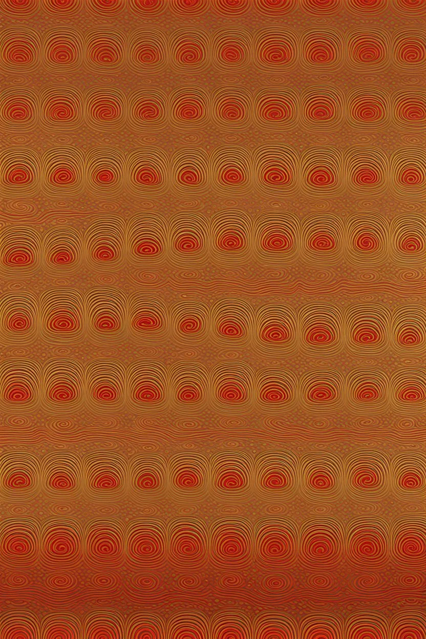 LSD induced wallpaper in gold and red