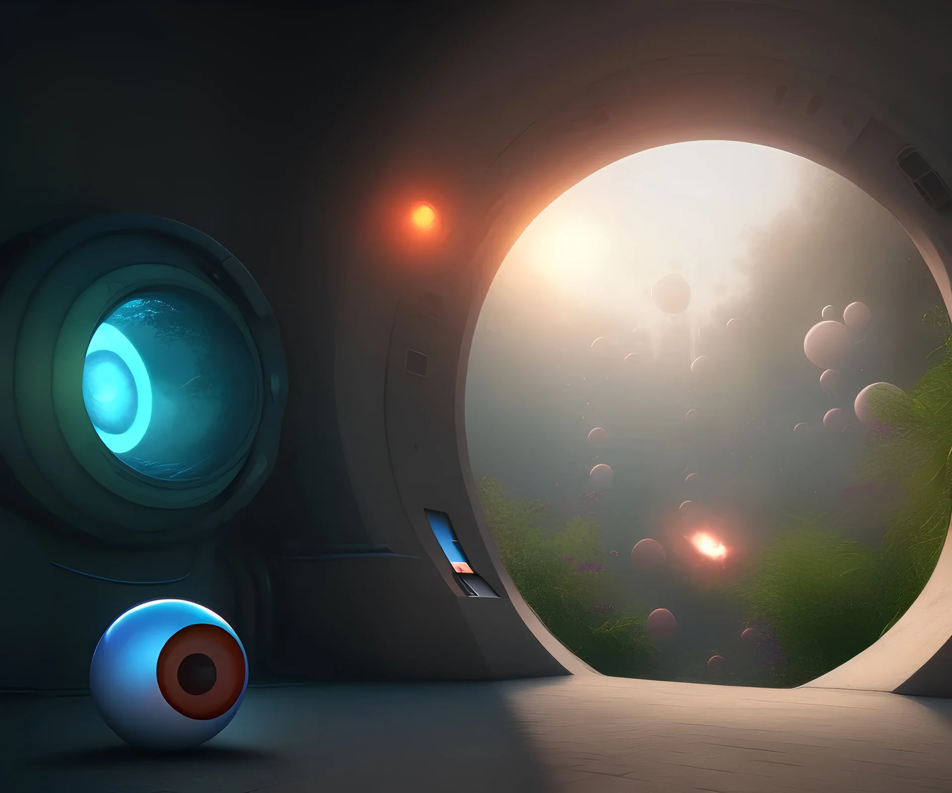 4k, realistic, portal