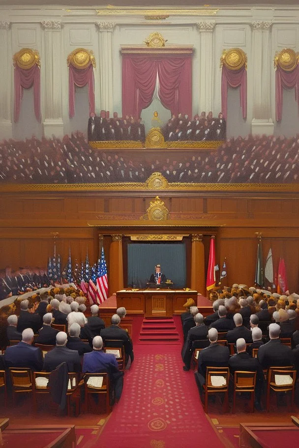 To governors having a speech in april painting