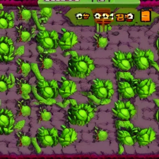 Plant monster videogame