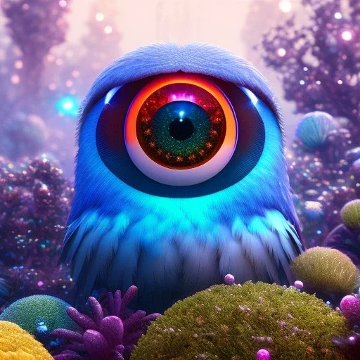 super cute fantasy creature, cute big circular reflective eyes, galactic glitter background, delicate colors, ultra detailed, smooth, light effect，vaporwave colorful, smooth, extremely sharp detail, finely tuned detail, ultra high definition, 8 k, unreal engine 5, ultra sharp focus