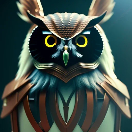 Owl, macro lens blur, hyperphotorealistic,studio lighting, sharp focus, unreal engine