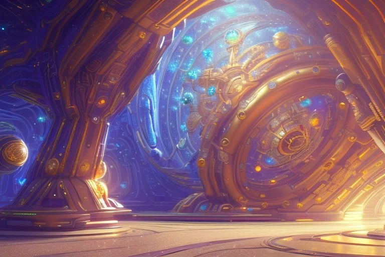 white and gold crystal cosmic and galactic ambiance cinema4d futuristic scifi tunnel, full of details, smooth, bright sunshine，soft light atmosphere, light effect，vaporwave colorful, concept art, smooth, extremely sharp detail, finely tuned detail, ultra high definition, 8 k, unreal engine 5, ultra sharp focus