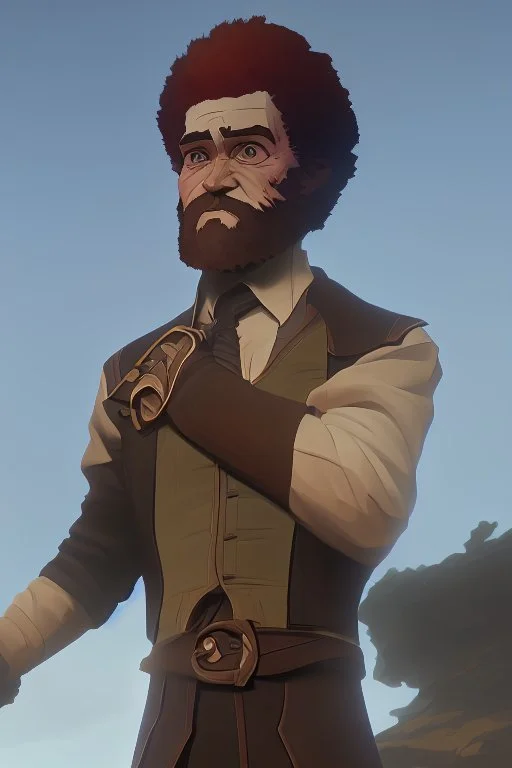 Bob Ross committing war crimes