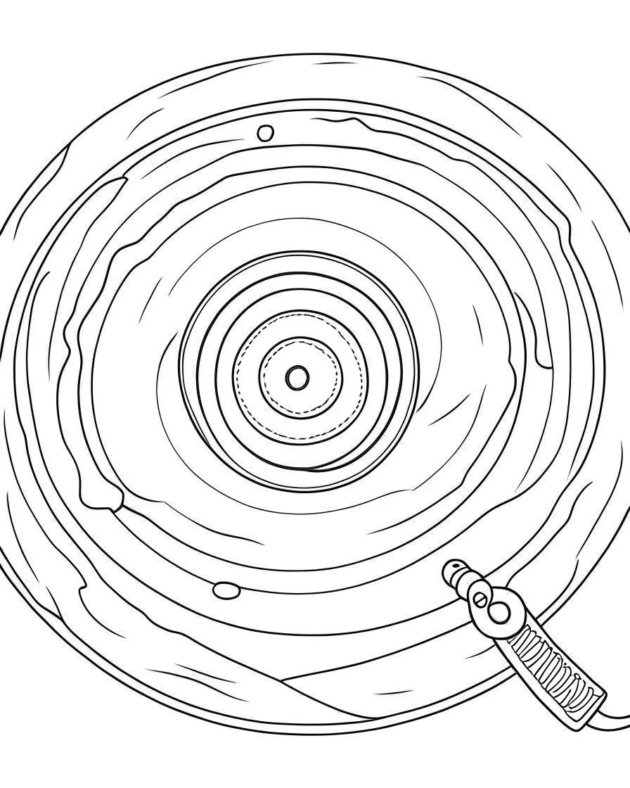 yoyo coloring page