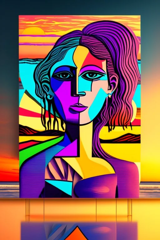 sunset picasso