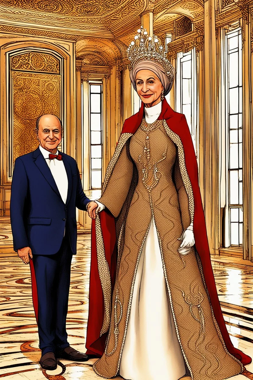 Queen Batoul loved change and innovation, so she decided to bring together the most controversial and beautiful people in her palace. So she asked her royal clerk to search for the best presidents in the world and invite them to her palace for consultation. Its royal clerk was a hard-working and intelligent person, so Afzal found President Trump, Recep Tayyip Erdogan, Russian President Vladimir Putin, and French President John McCann, sent them letters and met with them in the tent garden.