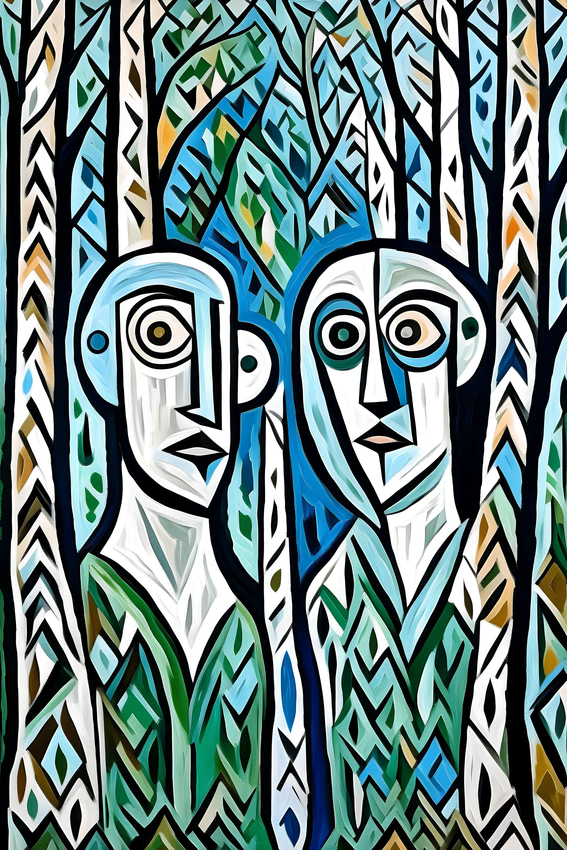 Painting Picasso Forrest