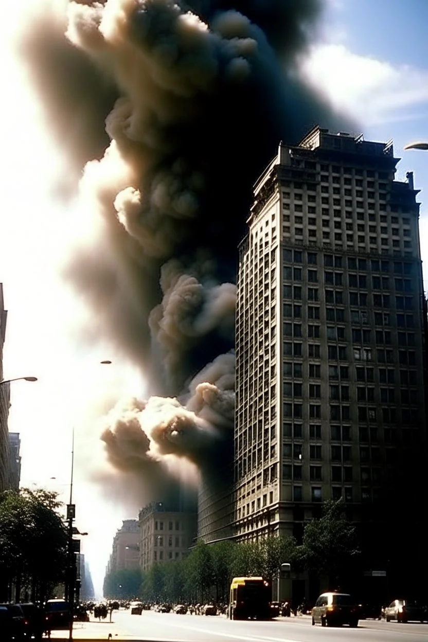 9/11 plane crashing into the building