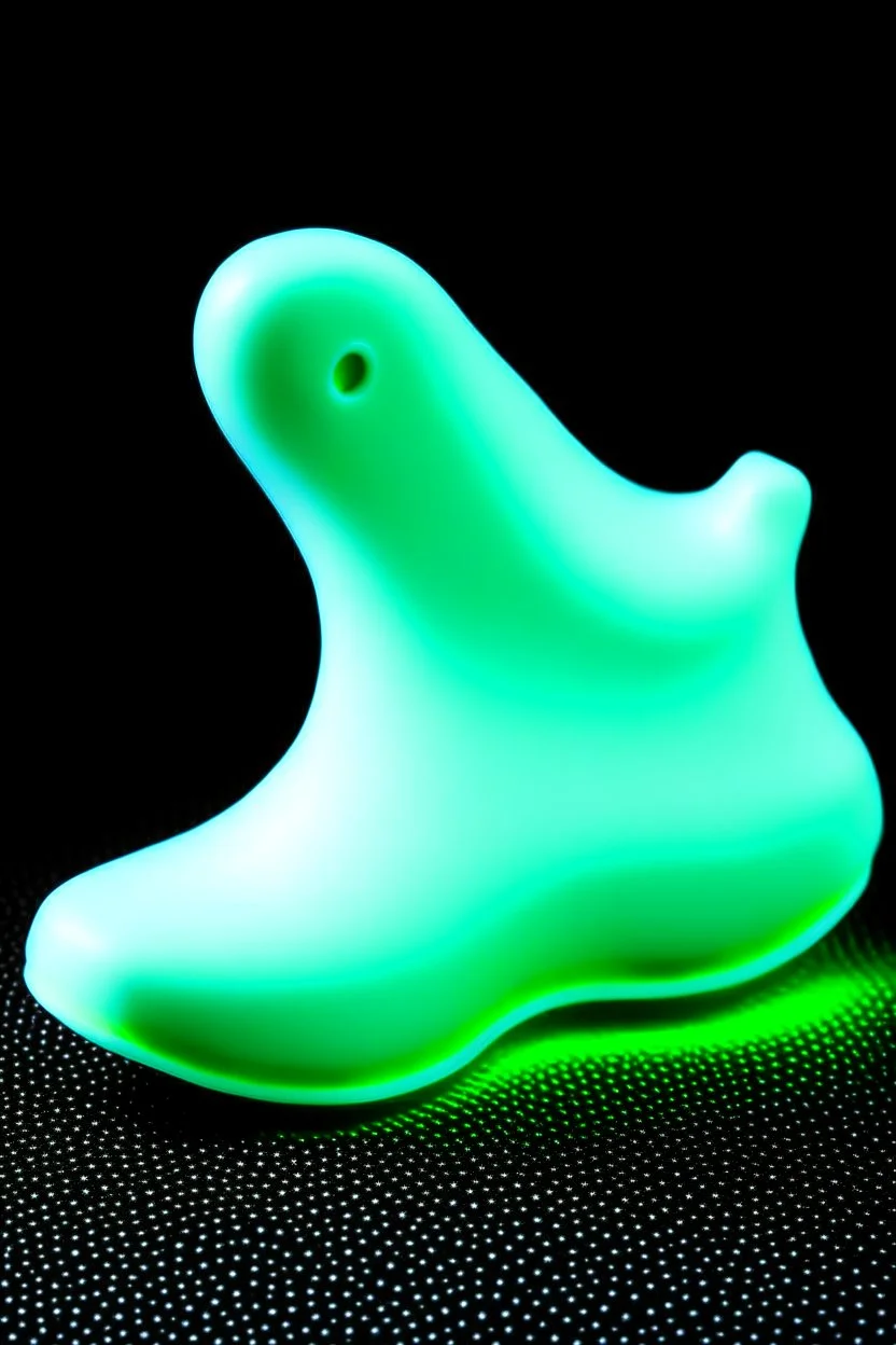 Ghost shaped like the bottom of a shoe. Use only 3 colours