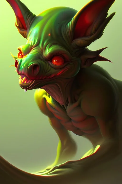 Goblin Beast, Art Style, abstract, feminine, surreal, photorealistic, and oil, fine art, limited edition, trending on pixiv, artstation, deviantart