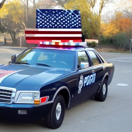 American Police Car