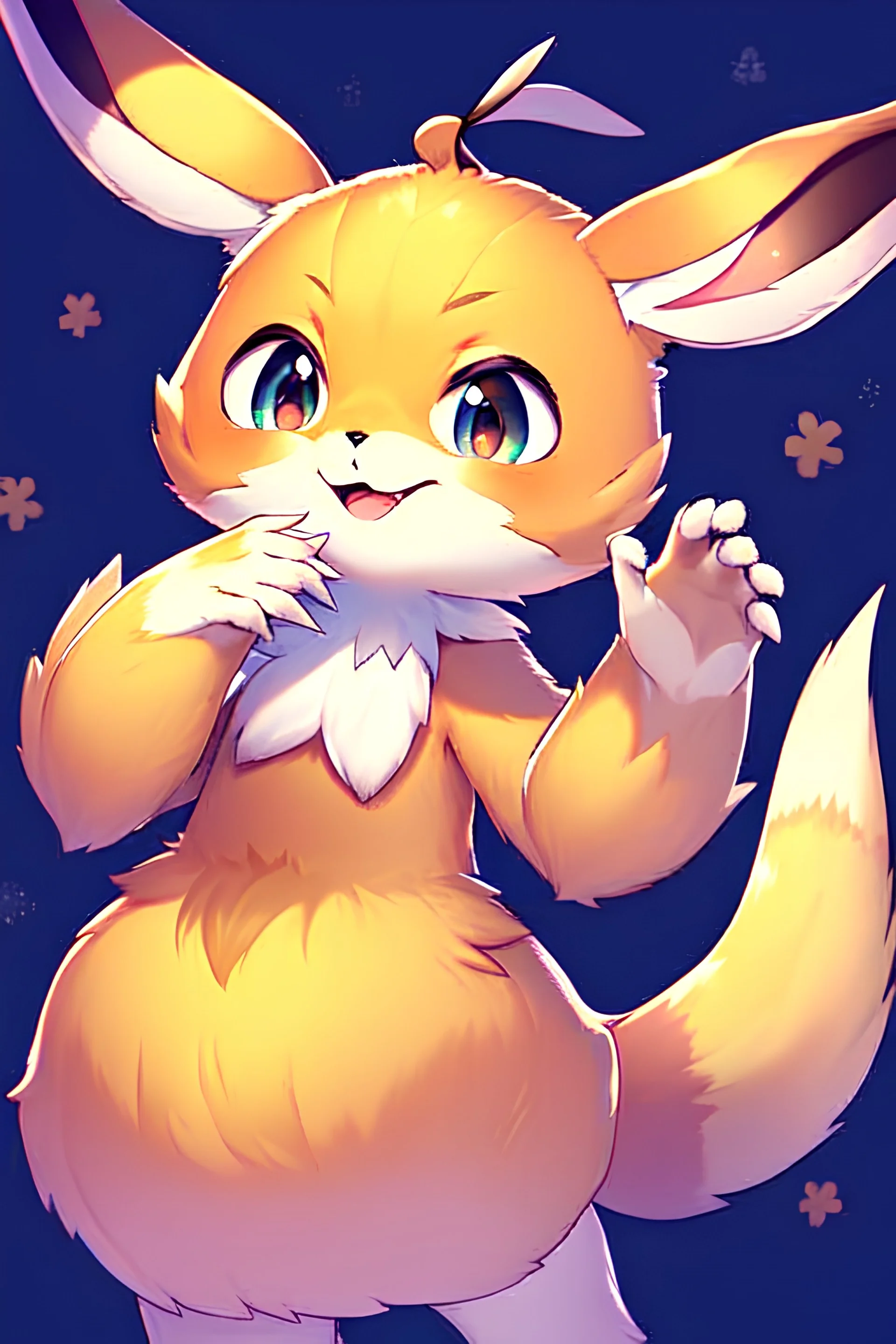 Furry eevee pokemon