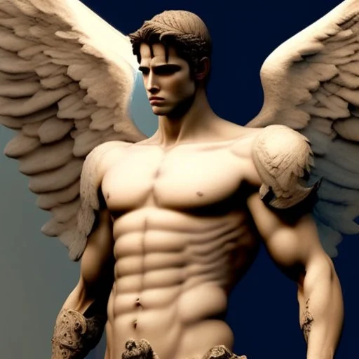 A male warring angel