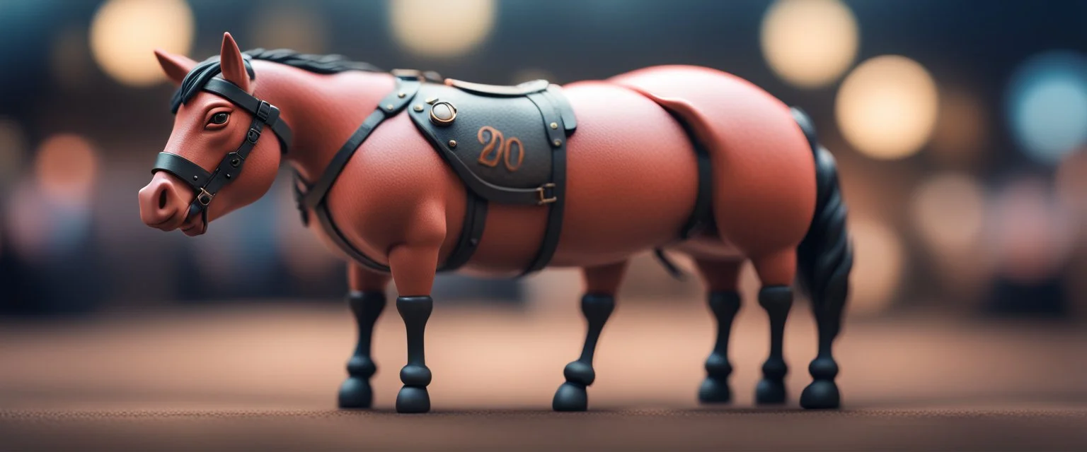the horsepig is half horse half pig, now its gonna do an awesome gig , bokeh like f/0.8, tilt-shift lens 8k, high detail, smooth render, down-light, unreal engine, prize winning