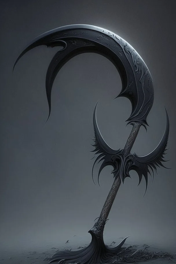 black big scythe