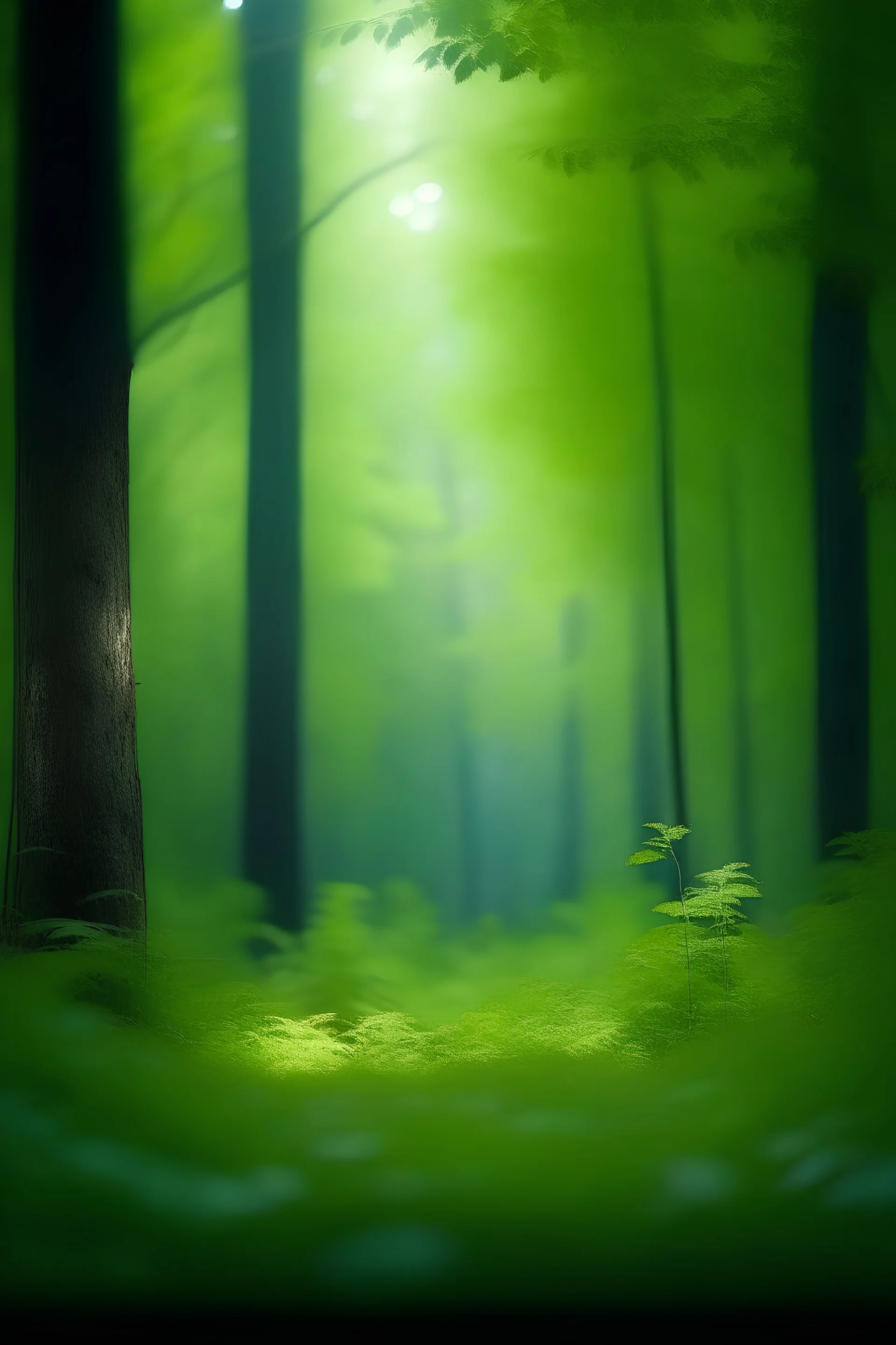 forest blurred background