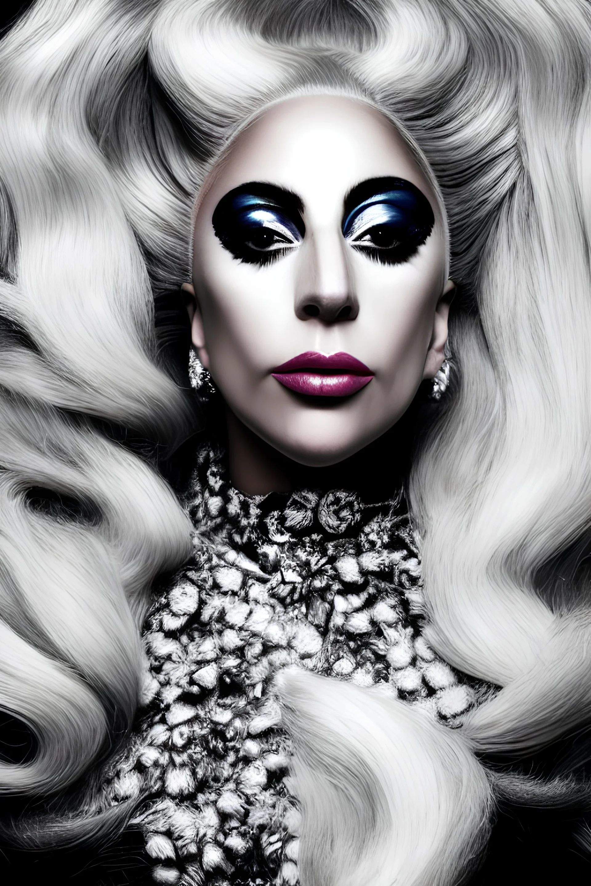 Portrait of Lady Gaga