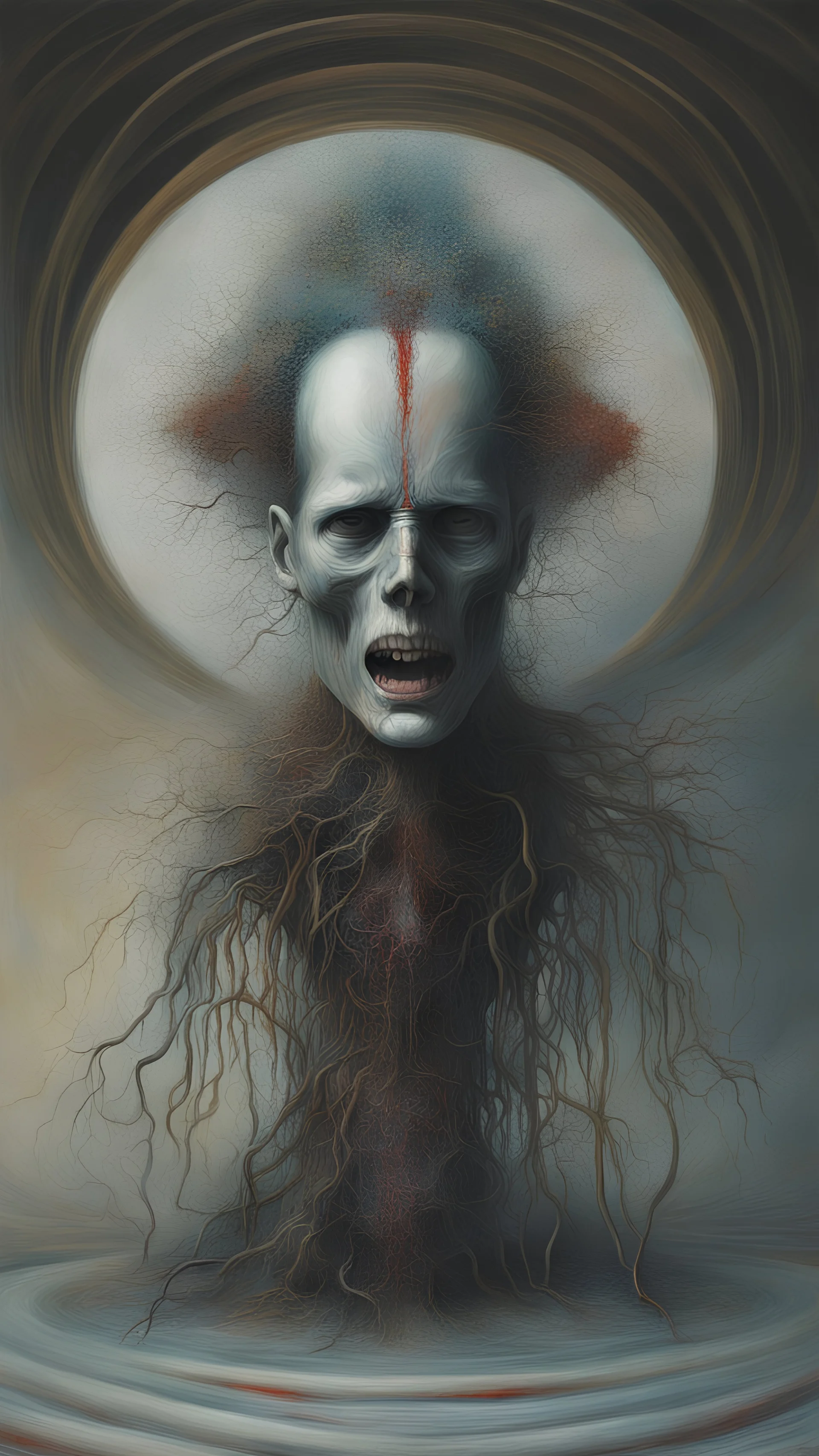 Trigeminal Neuralgia || surreal masterpiece, in the styles of Agostino Arrivabene and James McCarthy and Robert Venosa, mixed media, imperial colors, cinematic, sharp focus, highest resolution