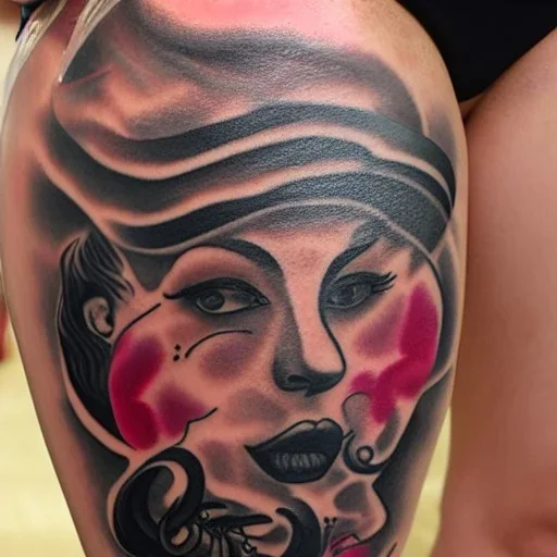 Woman blacked out QoS BBC tattoo