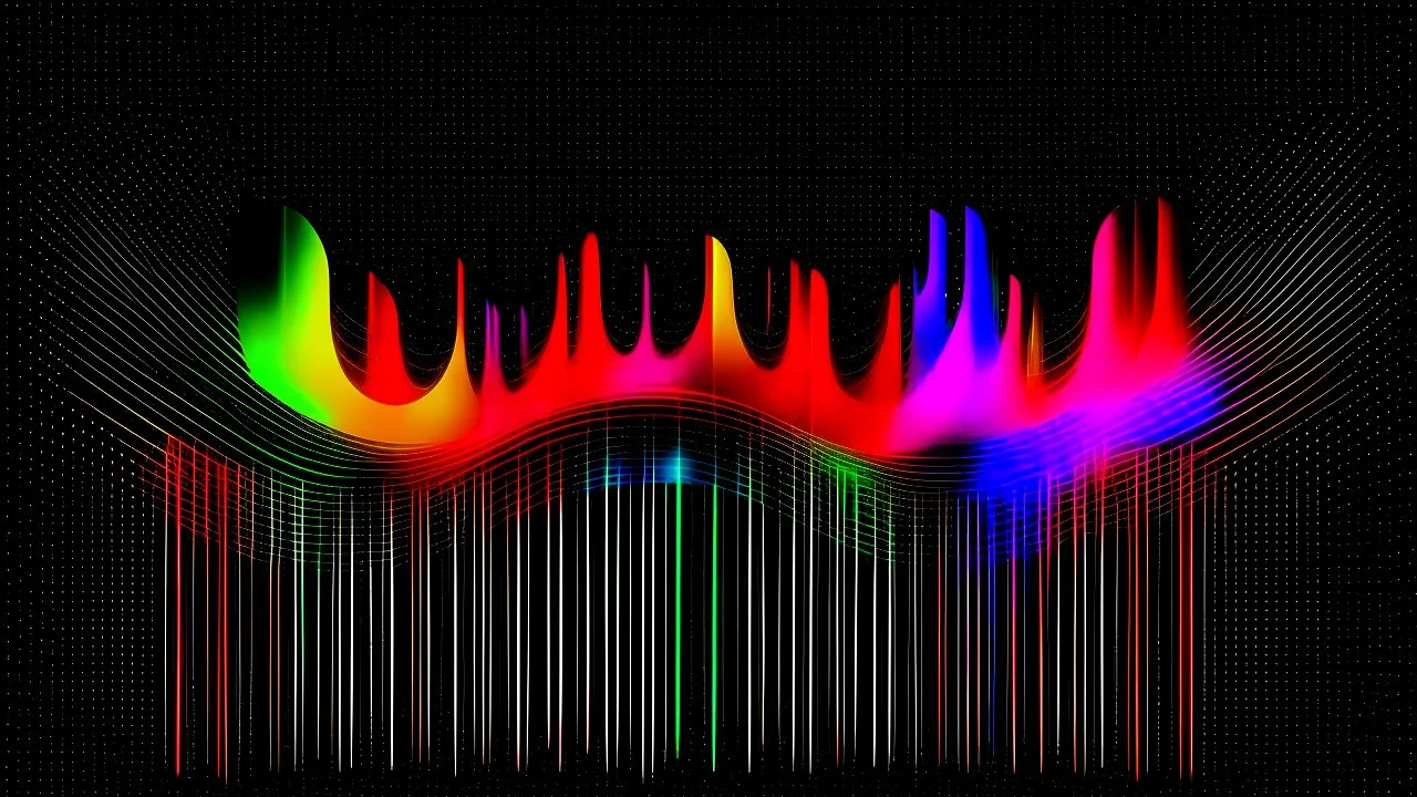 صورة ملهمة تُعبّر عن تأثير الموسيقى على العقل والعواطف. تتجلى النغمات المتلألئة والخطوط الموسيقية في توليد موجات من اللون والحياة. تتداخل الألوان والأشكال بشكل مميز لتشكل عالمًا غامضًا من الصوت والشعور. استعد للغوص في عالم السحر الموسيقي واستكشاف كيف يؤثر في كل جزء من وجودك.