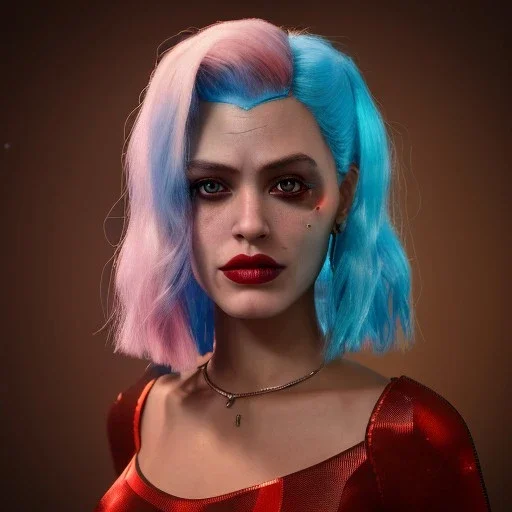 analog style,crystal skull portrait, simmetric eyes, ambient, harley quinn make up outfit, ultra realistic photo,gotham city, unreal engine, paloroid, 100mm --aspect ratio 1:1