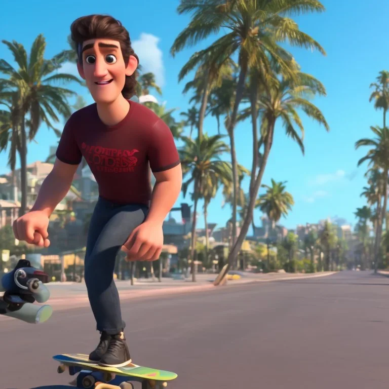 casey Neistat on a skateboard